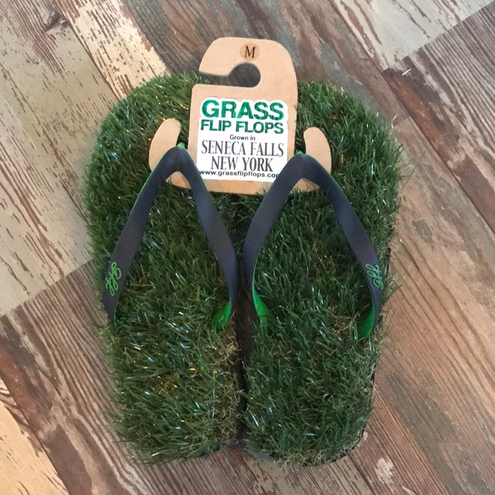Grass Flip Flops